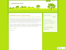 Tablet Screenshot of androidfangirls.wordpress.com