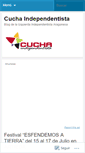 Mobile Screenshot of cuchaindependentista.wordpress.com