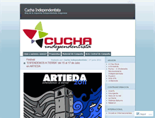 Tablet Screenshot of cuchaindependentista.wordpress.com