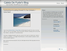 Tablet Screenshot of mycaletadefuste.wordpress.com