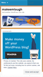 Mobile Screenshot of makeemlaugh.wordpress.com