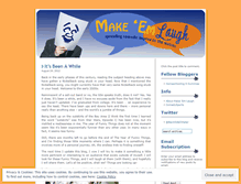 Tablet Screenshot of makeemlaugh.wordpress.com