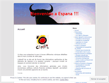 Tablet Screenshot of ficheespagne.wordpress.com