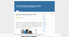 Desktop Screenshot of jeromegagner.wordpress.com