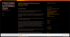 Desktop Screenshot of freesmssitesmsjosh.wordpress.com