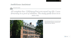 Desktop Screenshot of ambitiousassistant.wordpress.com