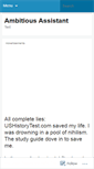 Mobile Screenshot of ambitiousassistant.wordpress.com