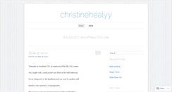 Desktop Screenshot of christinehealyy.wordpress.com