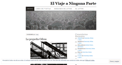 Desktop Screenshot of elviajeaningunaparte.wordpress.com
