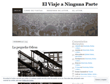 Tablet Screenshot of elviajeaningunaparte.wordpress.com