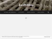 Tablet Screenshot of freestitch.wordpress.com