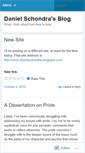 Mobile Screenshot of danielschondra.wordpress.com