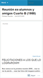 Mobile Screenshot of cuartobliceo1.wordpress.com