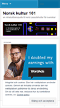 Mobile Screenshot of norskkultur.wordpress.com