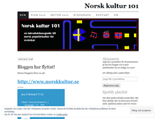 Tablet Screenshot of norskkultur.wordpress.com