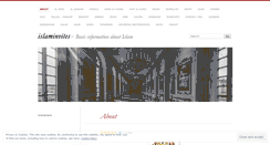 Desktop Screenshot of islaminvites.wordpress.com