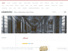 Tablet Screenshot of islaminvites.wordpress.com