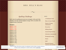 Tablet Screenshot of hillem.wordpress.com