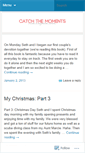Mobile Screenshot of catchthemoments.wordpress.com
