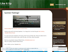 Tablet Screenshot of likeitup.wordpress.com