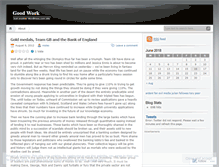 Tablet Screenshot of goodworkguide.wordpress.com