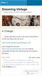 Mobile Screenshot of dreamingvintage.wordpress.com