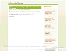 Tablet Screenshot of helmstedt.wordpress.com