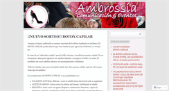 Desktop Screenshot of clubsocialambrossia.wordpress.com