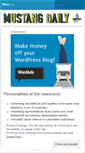 Mobile Screenshot of mustangdailyeditor.wordpress.com