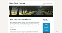 Desktop Screenshot of collintrent.wordpress.com
