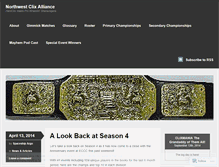 Tablet Screenshot of northwestclixalliance.wordpress.com
