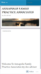 Mobile Screenshot of annapolisfamilypractice.wordpress.com
