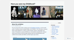 Desktop Screenshot of childhoodexhibition.wordpress.com