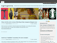 Tablet Screenshot of egregores.wordpress.com