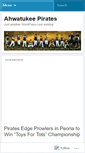 Mobile Screenshot of ahwatukeepirates.wordpress.com