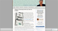 Desktop Screenshot of johnlangecfa.wordpress.com