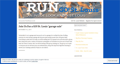 Desktop Screenshot of gostlouis.wordpress.com