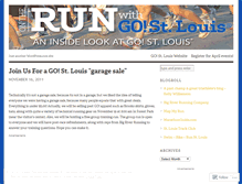 Tablet Screenshot of gostlouis.wordpress.com