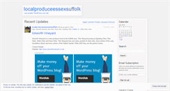 Desktop Screenshot of localproduceinessexandsuffolk.wordpress.com