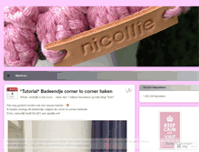 Tablet Screenshot of nicollie.wordpress.com