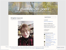 Tablet Screenshot of giardinodeipoeti.wordpress.com