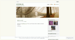 Desktop Screenshot of enterid.wordpress.com