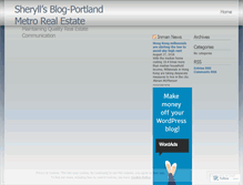 Tablet Screenshot of portlandhomesales.wordpress.com