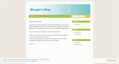 Desktop Screenshot of bloogler.wordpress.com