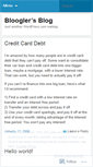 Mobile Screenshot of bloogler.wordpress.com