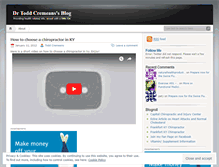 Tablet Screenshot of drtoddcremeans.wordpress.com