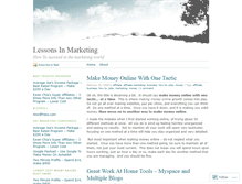 Tablet Screenshot of marketinghelper.wordpress.com