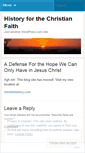 Mobile Screenshot of historyforthechristianfaith.wordpress.com