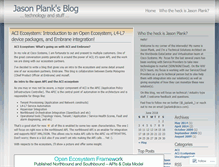Tablet Screenshot of jmplank.wordpress.com