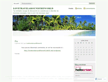 Tablet Screenshot of lovetravelaroundtheworld.wordpress.com